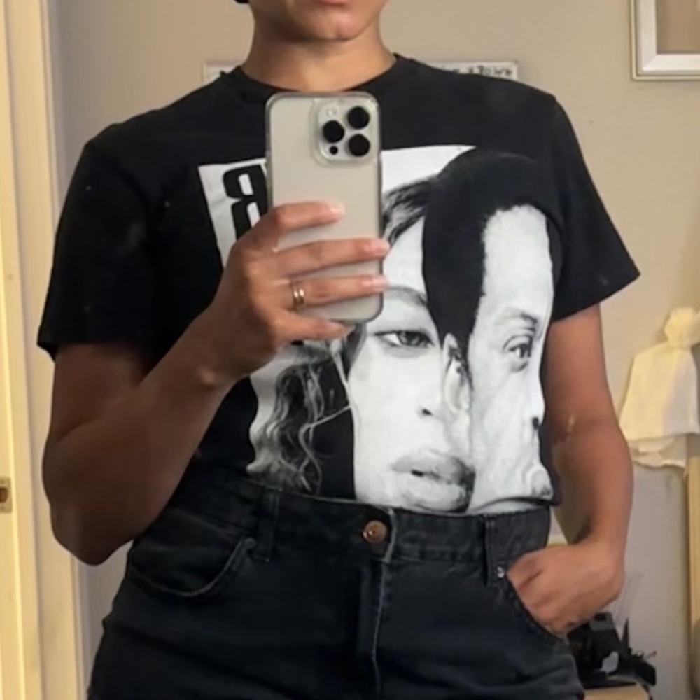 Beyonce and JayZ Tour T-shirt Distressed
